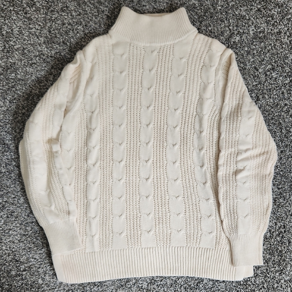 Banana Republic Factory Ivory Knit Sweater